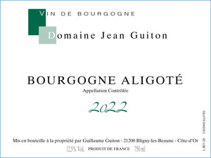 Jean Guiton Bourgogne Aligoté 2022