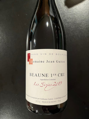 Jean Guiton Beaune 1er Cru Les Sizies 2019