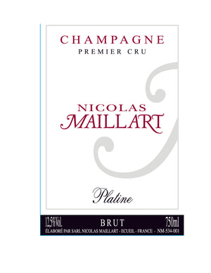 Champagne Nicolas Maillart Brut 1er Cru Platine