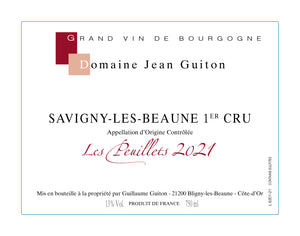 Jean Guiton Savigny-Les-Beaune 1er Cru Les Peuillets 2021