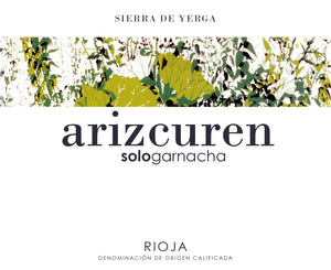 Arizcuren Rioja Solo Garnacha 2018